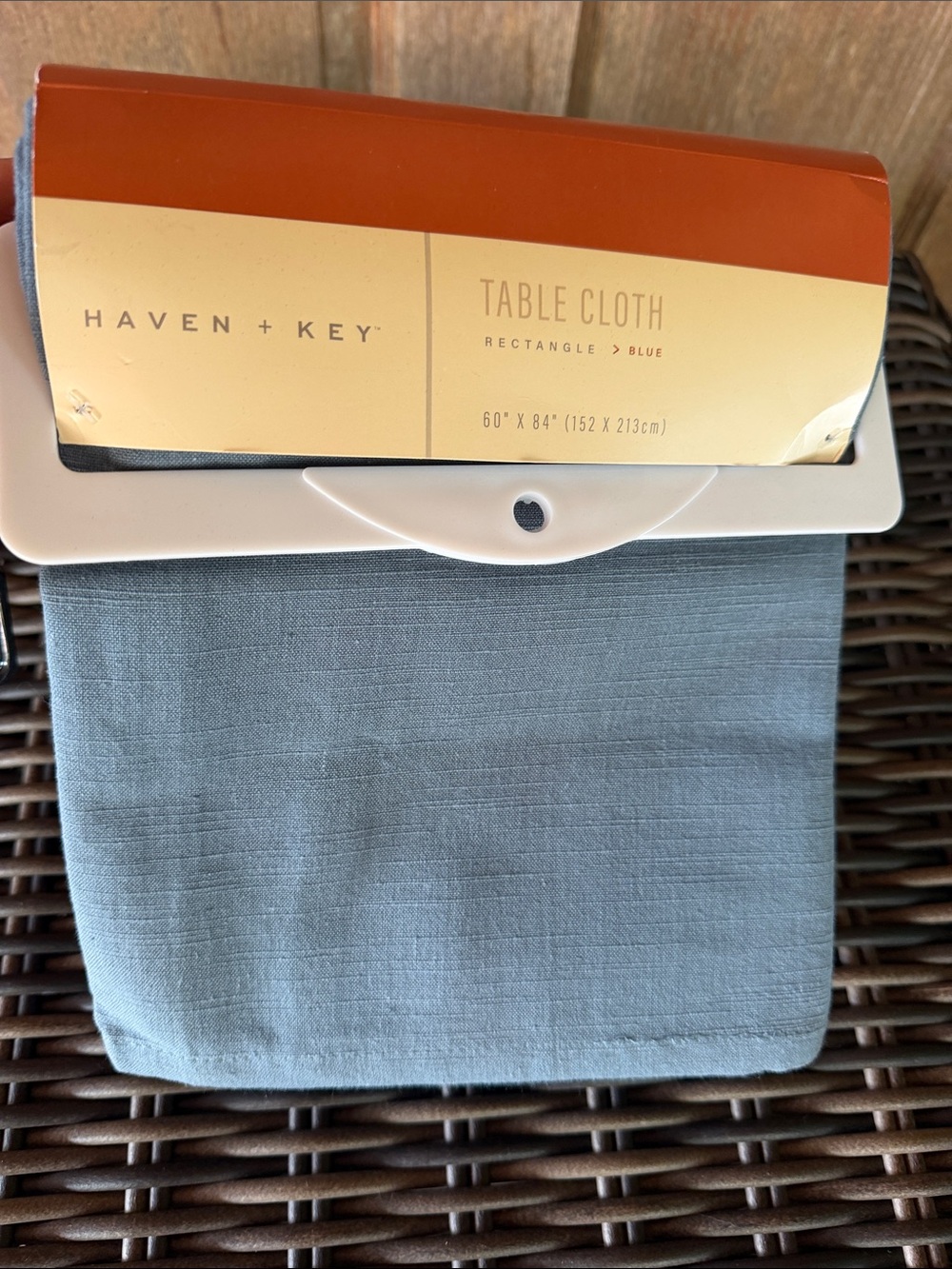 Slate Blue Rectangle Table Cloth